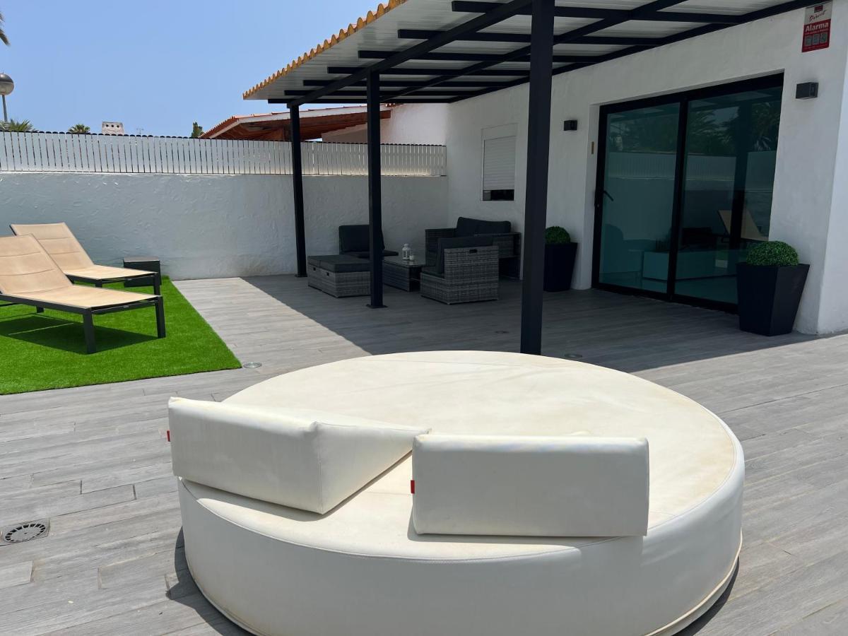 Agradable Bungalow Con Piscina Playa del Inglés Exterior foto